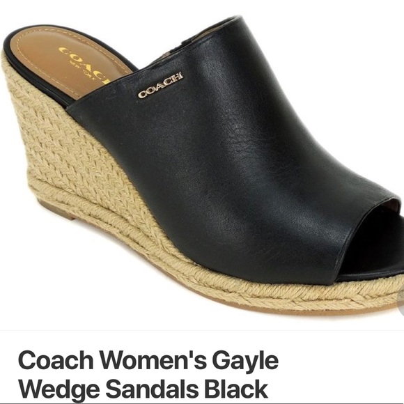 Coach Shoes - ✨{Coach} Gayle wedges✨